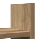 vidaXL Íróasztali rendező kézműves tölgy 34.5 x 15.5 x 35.5 cm Faanyag