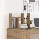 vidaXL Íróasztali rendező kézműves tölgy 34.5 x 15.5 x 35.5 cm Faanyag