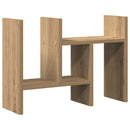 vidaXL Íróasztali rendező kézműves tölgy 34.5 x 15.5 x 35.5 cm Faanyag