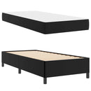vidaXL Ágykeret matraccal matracmal Fekete 80 x 200 cm Műbőr