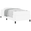 vidaXL Ágykeret matraccal matracmal Fehér 90 x 200 cm Műbőr