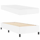 vidaXL Ágykeret matraccal matracmal Fehér 100 x 200 cm Műbőr