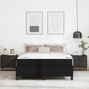 vidaXL Ágykeret matraccal matracmal Fekete 140 x 190 cm Műbőr