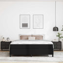 vidaXL Ágykeret matraccal matracmal Fekete 180 x 200 cm Műbőr