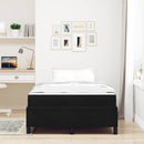 vidaXL Ágykeret matracmal Fekete és Fehér 120 x 190 cm Bársony