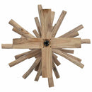 vidaXL Karácsonyfa állvánnyal Barna 120 cm Tömör tíkfa