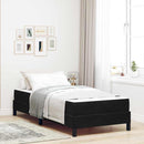 vidaXL Boxspring ágy matraccal matracmal Fekete 90 x 190 cm Bársony