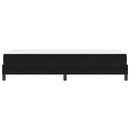vidaXL Boxspring ágy matraccal matracmal Fekete 90 x 190 cm Bársony
