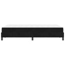 vidaXL Boxspring ágy matraccal matracmal Fekete 120 x 190 cm Bársony