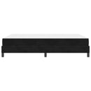 vidaXL Boxspring ágy matraccal matracmal Fekete 160 x 200 cm Bársony