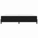 vidaXL Boxspring ágy matraccal matracmal Fekete 200 x 200 cm Bársony