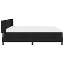 vidaXL Boxspring ágy matraccal matracmal Fekete 200 x 200 cm
