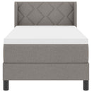 vidaXL Boxspring ágy matraccal matracmal Tópszínű 80 x 200 cm