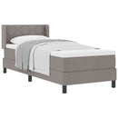 vidaXL Boxspring ágy matraccal matracmal Tópszínű 80 x 200 cm