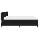 vidaXL Boxspring ágy matraccal matracmal Fekete 200 x 200 cm