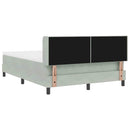 vidaXL Box Spring ágy matraccal fekete 100x200 cm bársonyos matracmal