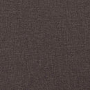 vidaXL Box Spring ágy matracmal sötétbarna 180 x 200 cm szövet
