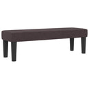 vidaXL Boxrugós ágy matracmal sötétbarna 120 x 200 cm szövet