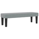 vidaXL Boxrugós ágy matracmal Világosszürke 140 x 190 cm szövet