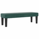 vidaXL Boxrugós ágy matracmal Sötétzöld 120 x 200 cm Bársony
