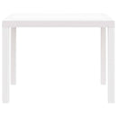 vidaXL Kerti Asztal Fehér 100 x 100 x 73 cm polirattan
