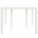 vidaXL Kerti Asztal Fehér 150 x 100 x 73 cm polirattan