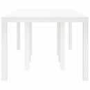 vidaXL Kerti Asztal Fehér 250 x 100 x 73 cm polirattan
