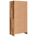 vidaXL Ruhásszekrény polcokkal Öreg fa 82.5 x 51.5 x 180 cm Faanyag