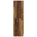 vidaXL Ruhásszekrény polcokkal Öreg fa 82.5 x 51.5 x 180 cm Faanyag