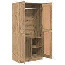 vidaXL Ruhásszekrény ajtóval artisian oak 82.5 x 51.5 x 180 cm Faanyag