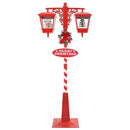 vidaXL Karácsonyi Utca Lámpa 2 Lámpással Piros 40,5 x 80 x 188 cm