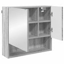 vidaXL Fürdőszoba bútor szett 3 pcs Szürke sonoma 61 x 35 x 64 cm