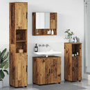 vidaXL Fürdőszoba bútor szett 4 pcs Régi fa 61 x 35 x 64 cm Faanyag