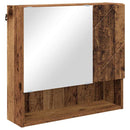 vidaXL Fürdőszoba bútor szett 4 pcs Régi fa 61 x 35 x 64 cm Faanyag