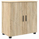 vidaXL Fürdőszoba bútor szett 5 pcs sonoma tölgy 61 x 35 x 64 cm