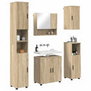 vidaXL Fürdőszoba bútor szett 5 pcs sonoma tölgy 61 x 35 x 64 cm