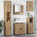 vidaXL Fürdőszoba bútor szett 5 pcs kézműves tölgy 61 x 35 x 64 cm