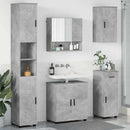 vidaXL Fürdőszoba bútor szett 5 pcs Beton szürke 61 x 35 x 64 cm