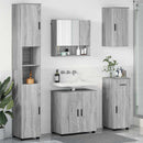 vidaXL Fürdőszoba bútor szett 5 pcs Szürke sonoma 61 x 35 x 64 cm