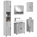 vidaXL Fürdőszoba bútor szett 5 pcs Szürke sonoma 61 x 35 x 64 cm