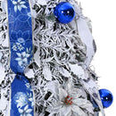 vidaXL Mű karácsonyfa 50 LED-del állvánnyal Zöld 120 cm PVC