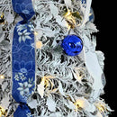 vidaXL Mű karácsonyfa 50 LED-del állvánnyal Zöld 120 cm PVC