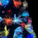 vidaXL Mű karácsonyfa dekoratív vonós lámpákkal Zöld 64 cm PVC