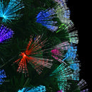 vidaXL Mű karácsonyfa dekoratív vonós lámpákkal Zöld 180 cm PVC