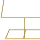 vidaXL Fém karácsonyfa állvánnyal Arany 150 cm Porszórt Acél