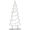 vidaXL Fém karácsonyfa állvánnyal Fekete 180 cm Acél