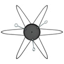 vidaXL Karácsonyfatalp 1.73 Fekete 49 x 49 x 15,5 cm Acél