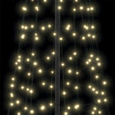 vidaXL LED Karácsonyfák talajráccsal Meleg fehér 400 cm Vas