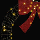 vidaXL Koszorú 60 LED-del Meleg fehér 75 cm Rattan