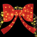 vidaXL Koszorú 150 LED-del Meleg fehér 120 cm Rattan